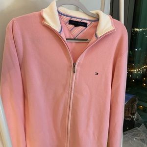 Tommy Hilfiger pink zip up